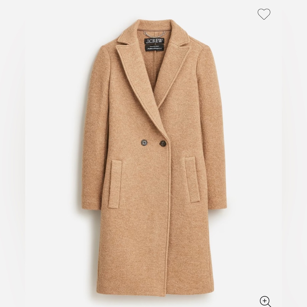 J. Crew Women's Camel Trench Coat